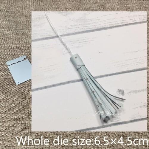 New Design Craft Metal stencil mold Cutting Die tassel decoration scrapbook die cuts Album Paper Card Craft Embossing