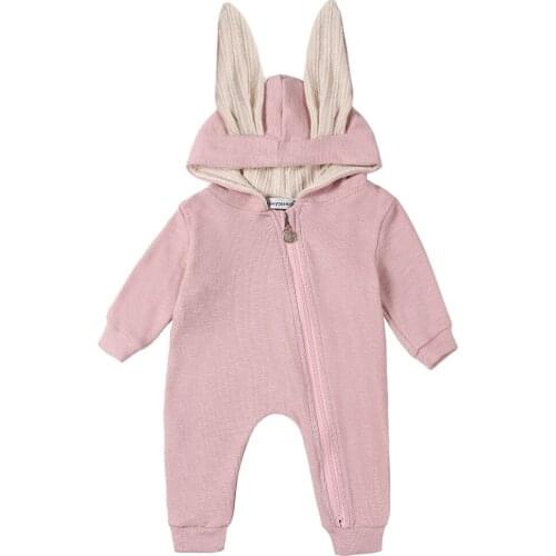 Newborn Clothing 2019 Autumn Summer Baby Rompers Rabbit Baby Girls Boys Jumpsuit Cute Baby Costume Outfits Newborn Baby Clothes