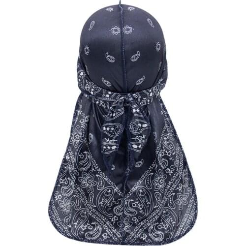 Fashion Muslim Hijab Unisex African Hat Long Tail Pirate Hat New Men Women Hip Hop Dance Cap Hair Accessories Turban Head Hat