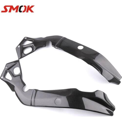 SMOK Motorcycle Left Right Carbon Fiber Frame Side Panel Fairing Kits Cover For BMW S1000RR S 1000 RR 2015 2016 2017 2018