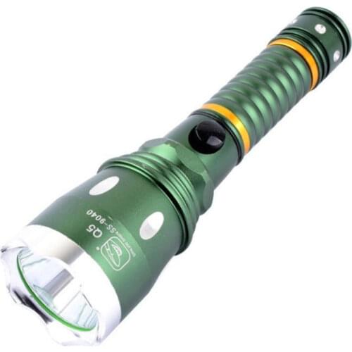 CREE Q5 LED Alloy Concentrating Deep Cup Long-range Light Charging Anti-riot Large Flashlight Torch