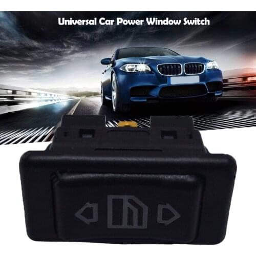 Universal 20A Electric Power Window Switch Button For All Autos with Green LED Light Car Button Switch 12V Car Accessories #30