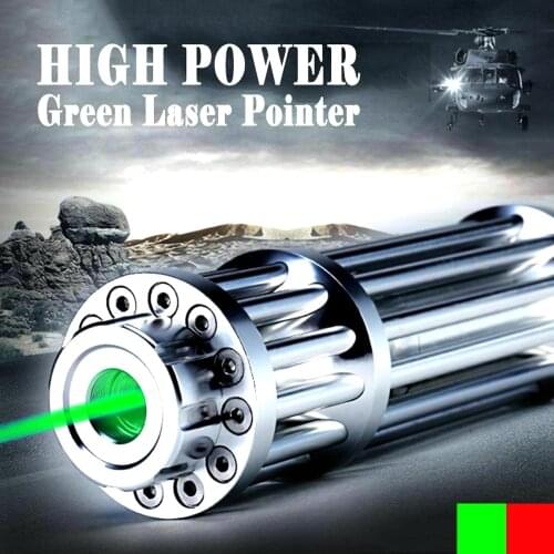 High power focusable green laser pointer burning match visiable beam Lazer pen Hunting Accessories Cat Toy Laser Pen Torch