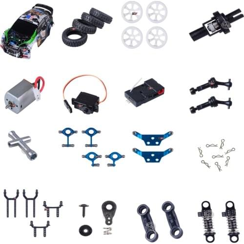 Wltoys K969 K979 K989 K999 RC Car spare parts car shell motor servos gear drive shaft steering cup tire etc