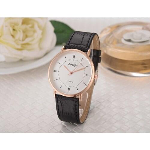 CAW013 Fashion Watches Womens Nubuck leather Band Watch Top Brand Luxury Quartz Wrist Watch Bracelet Ladies Clock