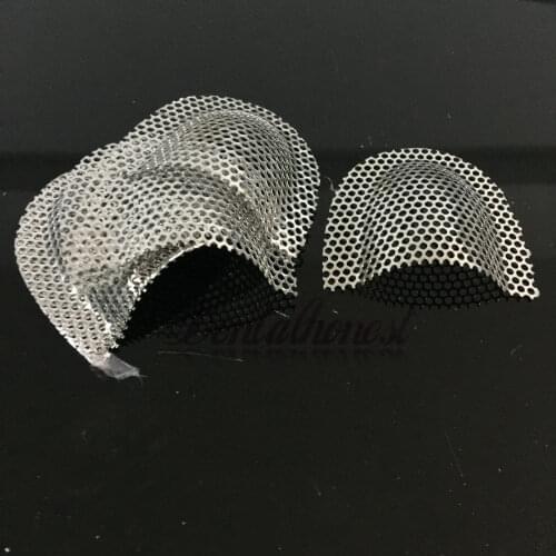 10Pcs Dental Stainless Metal Net Strengthen Dental Impression Tray