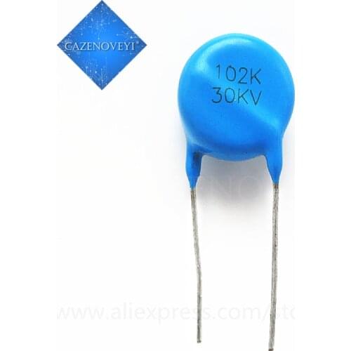 10pcs/lot 102K 30KV 1000PF 30KV102 1nF 0.001UF In Stock