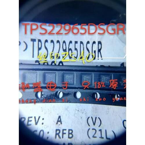 10/PCS LOT TPS22965DSGR TPS22965 WSON8 screen printing ZSA0 ultra-low resistance load switch guarantee new original