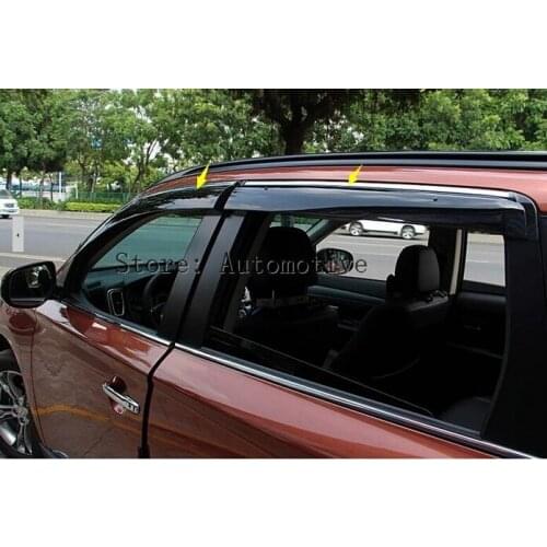 Car Awnings & shelters Sun Shade Rain shade Guard Rainproof Blades for Mitsubishi Outlander, Auto accessories 2013-2018