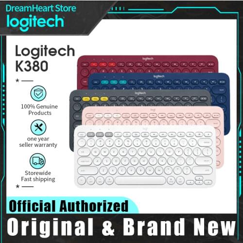 Logitech K380 Wireless Keyboard Multi-device Convenient Portable Office Keyboard