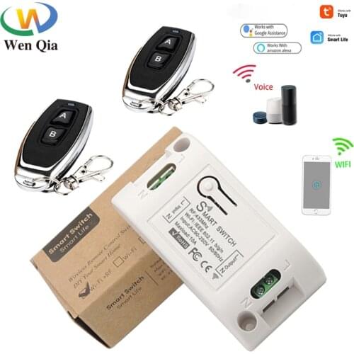 Wifi Remote Control Wireless Switch Compatible with 433Mhz RF Remote Control AC220V Timing controller via IOS or Android Phone