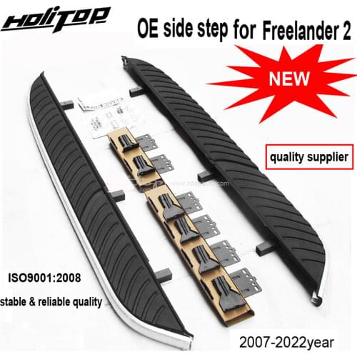 OE running board nerf bar side step foot bar for LR Freelander 2 2007- 2013 2014 2015 2016 year, supplied by ISO9001 factory