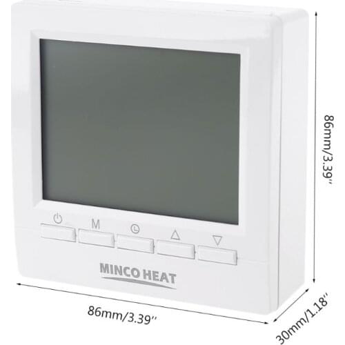 2020 New Digital Gas Boiler Thermostat 3A Weekly Programmable Room Temperature Controller