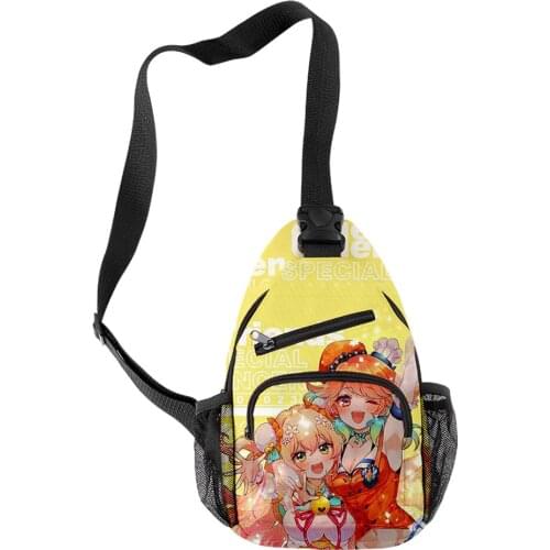 Hololive Takanashi Kiara 3D Merch Mens shoulder bag messenger outdoor sports one shoulder chest daily picnic canvas messenger