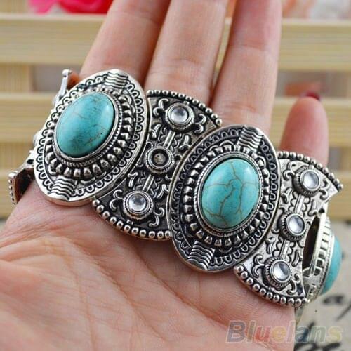 Classical Womens Retro Vintage Natural Cute Tibet Bracelet 1SPE