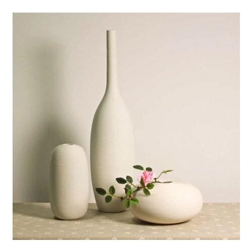 Room ceramic flower vase home decor crafts ceramic ornaments wedding decoration gifts