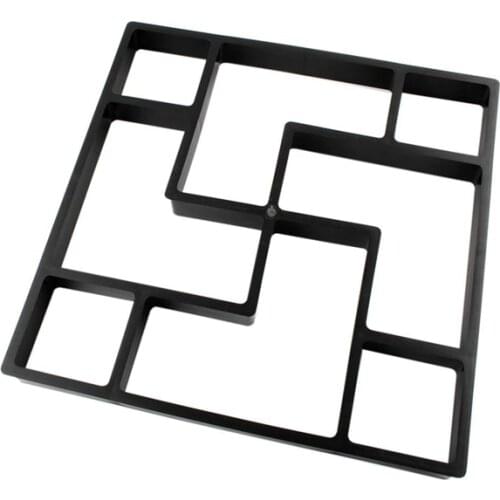 Walk Maker Reusable Concrete Path Maker Molds Stepping Stone Paver Lawn Patio Yard Garden DIY Walkway Pavement Paving Moulds (16