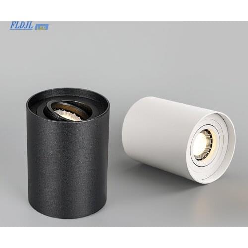 Dimmable Rotating 360° LED Downlights 10W 12W COB LED Ceiling Spot Lights GU10 Light Source LED Background Lamps Indoor Lighting