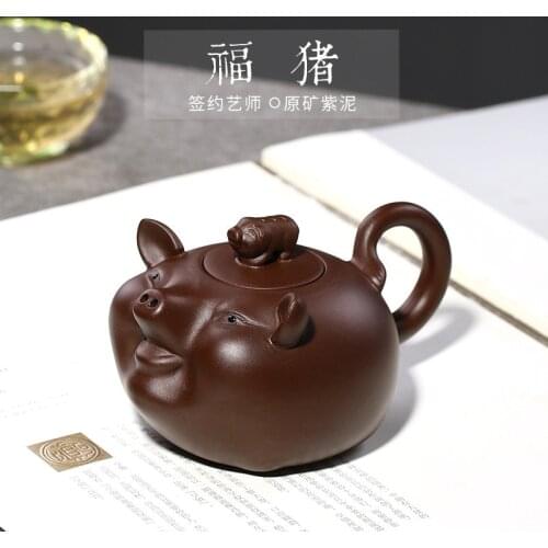 Recommended wholesale agent ore purple clay authentic pure manual teapot tea set a undertakes to direct manufacturers