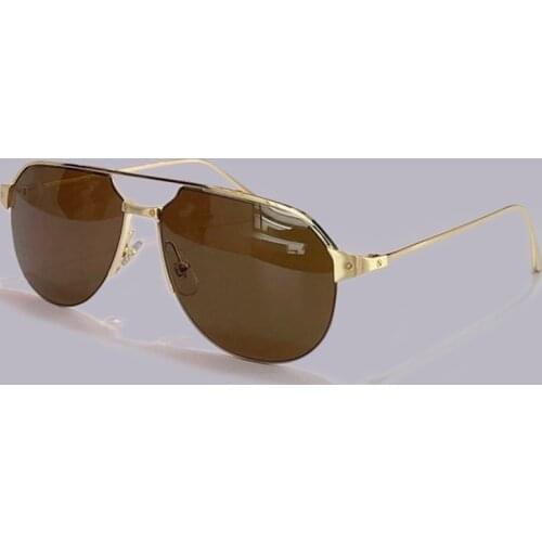 Luxury Brand Fashion Design Women Men Sunglasses Pilot Glasses Alloy Farme Eyewear Gafas De Sol Para Hombres Y Mujeres