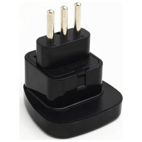 Type L Italy Plug Adaptor, UK to Italian Adapter for Visitors from uk to Italy & Uruguay