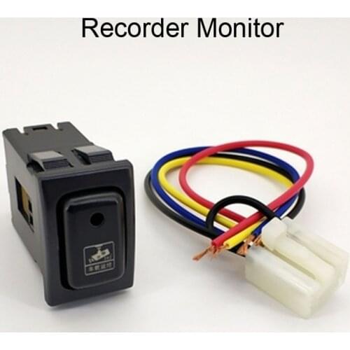 LED Spot Light Radar Parking Sensor Camera Recorder Monitor Fan Tailgate Trunk Switch Button Wire For Suzuki solio