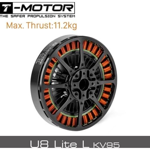 T-MOTOR KV95 U8 Lite L Brushless Motor U-Efficiency Series Powerful For RC Drone Multirotor VTOL UAV Quadrotor
