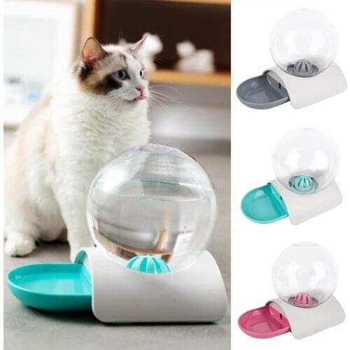 2.8L Fountain Bubble Automatic Cat Water Feeder Drinking Bowl For Pets Water Dispenser Large Cat Drinker No Electricity