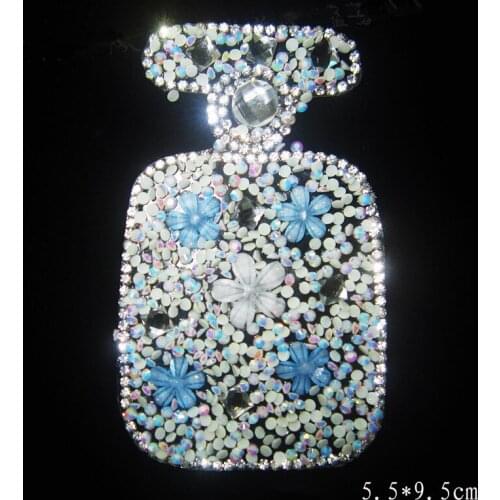 2pc/lot Pointback patches hot fix rhinestone transfer motifs iron on crystal transfers design rhinestones fix