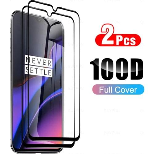 2Pices Protective Tempered Glass On The For Oneplus 6 6T Full Screen Protector For Oneplus 7 8T 9 Phone Protection Cover Film
