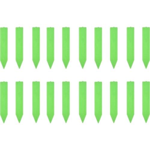 20pcs Plastic Plants Labels Flower Pots Markers Sign Tree Vegetable Flower Tags 10x2cm Herbs Seeeding Garden Tools