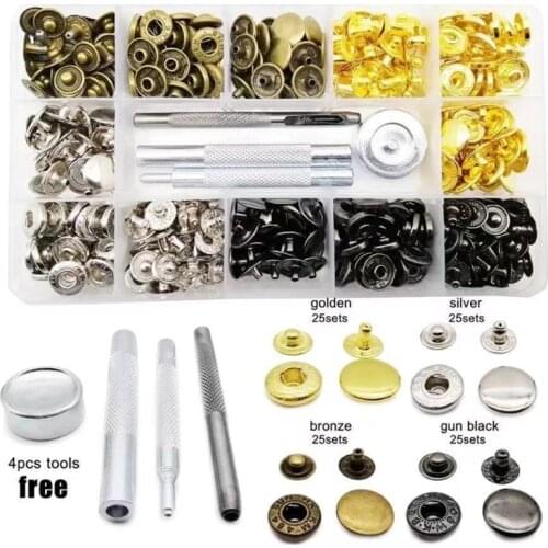 60 Pieces Tools for DIY Leather Craft Project for Dog Collar Garments Paper Canvas Clothing Bracelets Bags Durable