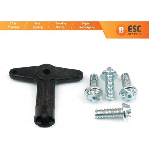 ESC ESP501 Alloy Wheel Centre Cap 22.3mm Screws Bolts with Key 7700422600 for Renault