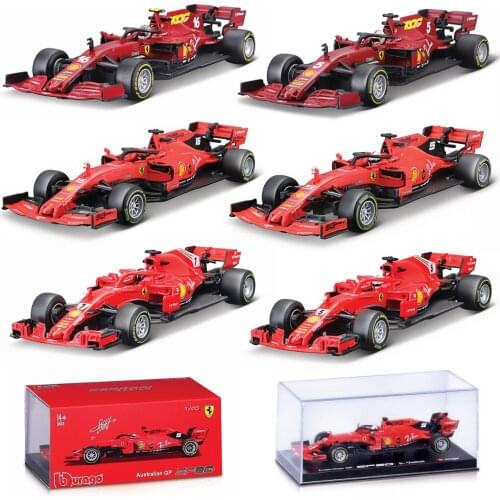 Bburago 1:43 2020 SF1000 SF90 SF71H #5 #7 #16 F1 Formula Car Static Die Cast Vehicles Collectible Model Racing Car Toys