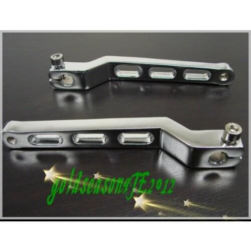 Freeshipping Billet Chrome Heel Toe Aluminum Shifter Shift fitting for 1986-2012 Harley Softail Electra Glide Tour Glide