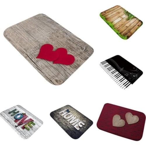 HOME Letter Printed Room Area Rug Floor Carpet Modern Printed Flannel Area Rug For Bedroom Living Room Decorative Pad