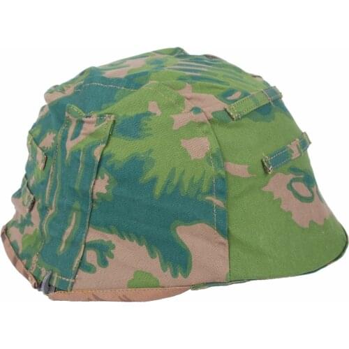 WWII GERMAN PALM TREE CAMO M35 REVERSIBLE HELMET COVER