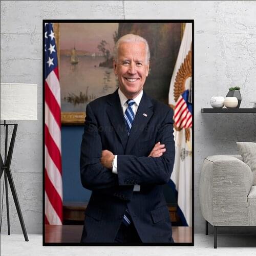 Joe Biden President Of The United States Official Poster Paintings On Canvas Modern Art Decorative Wall Pictures Home Decoration