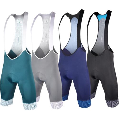 DAREVIE Men Cycling Shorts Men 65kg/m³ 3D Sponge Pad Shockproof Cycling Bib Shorts Anti-slip 7cm Leg Pro 500Km 6 Hours Riding