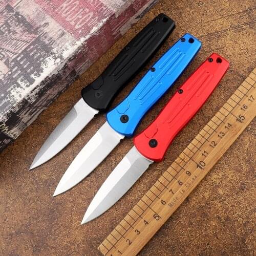 New 3551 Aluminum Handle Mark 154CM Pocket Survival EDC Tool Hunting Self-defense Fruit Utility Outdoor Tactical Folding Knife
