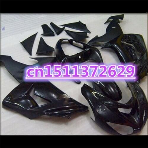 New hot moto parts fairing kit for Kawasaki Ninja ZX10R 06 07 matte black fairings set ZX10R 2006 2007