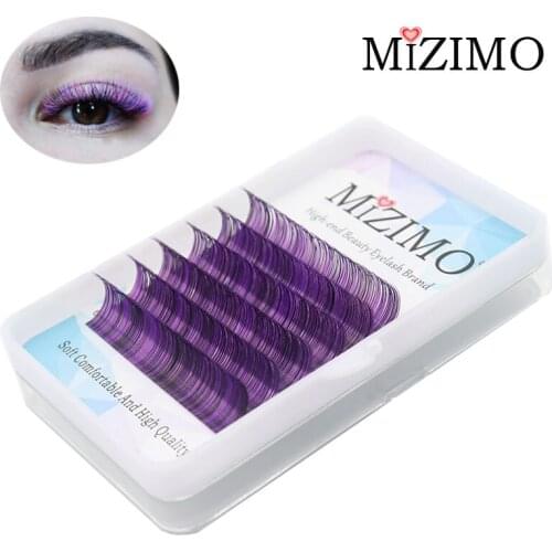 Neue Farbe Pfropfen Wimpern 0,07/0,1 C D 8-15MM Multi-farbe gemischt persönlichkeit wimpern verlängerung