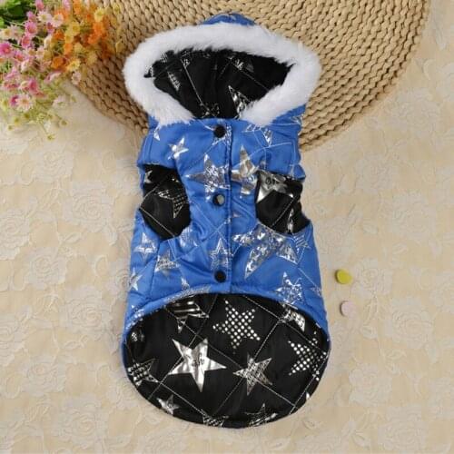 Pet Autumn Winter Thickened Costume For Small Medium Dogs Puppy Warm Coat Double Sides Available