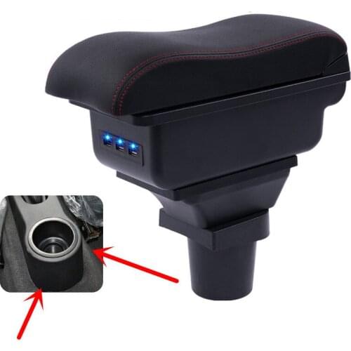 For MorrisGaragesMG3 mg3 armrest box central Store content Storage box with cup holder ashtray USB interface products 2007-2016