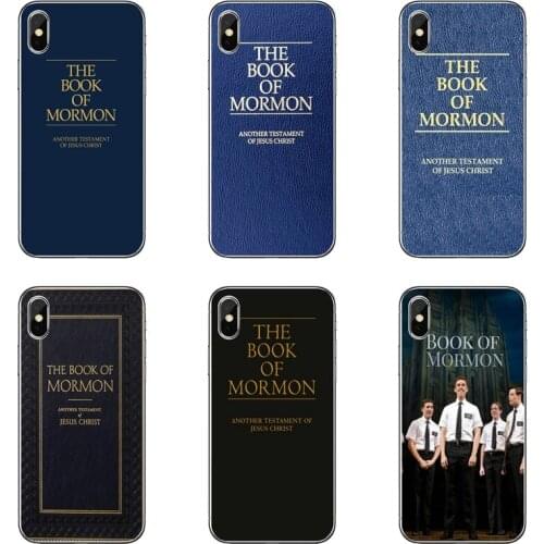 THE BOOK OF MORMON Transparent Phone Case For iPhone 12 11 Pro Max Mini XS Max XR X 8 7 Plus 6 6S Plus 5 5S SE 2020