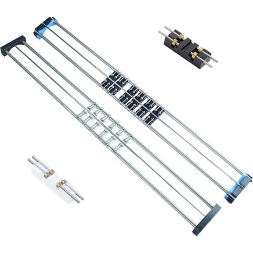 HO N Scale Model Train Treadmill Track Rider Roller Trolleys For Railway Accessories One-Axis Module