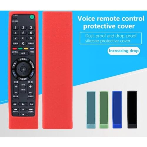 Remote Control Covers for Sony RMF-TX300U RMT-TX200U RMT-TX102U RMF-TX200U SIKAI Shockproof Silicone Cases Washable Red