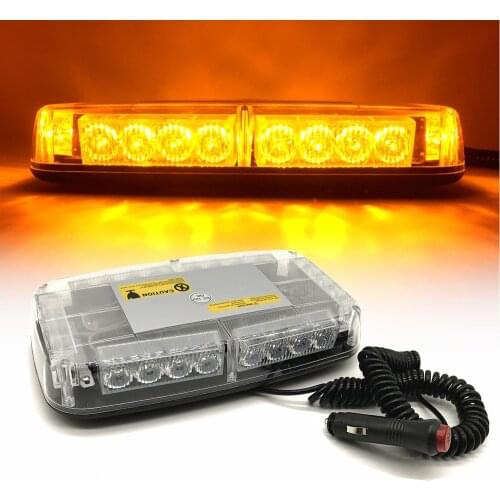 DUTRIEUX Car Roof strobe Light 24 LED flashing Emergency Warning Light Lamp Police car fire truck roof flash light beacon DC12V
