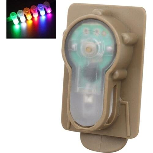 Outdoor Survival Lamp For Hunting Vest Belt Tactical Signal Light Molle Clip Waterproof Bicycle Helmet Safety Strobe Light