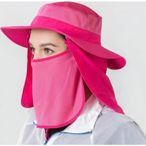 Outdoor 360 sun hat Anti-UV breathable big hat